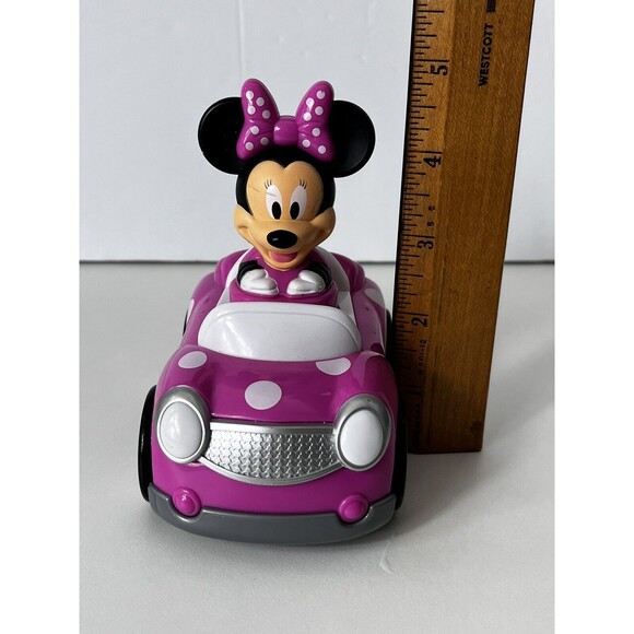 Disney Hap-P-Kid Minnie Mouse "Push -n- Go Racer Car - Picture 6 of 6